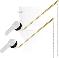 Vista 15 de Hygie Rinse Kit de repuesto de mango de inodoro de metal, ajuste frontal universal, palanca de inodoro compatible con estándar americano/Glacier