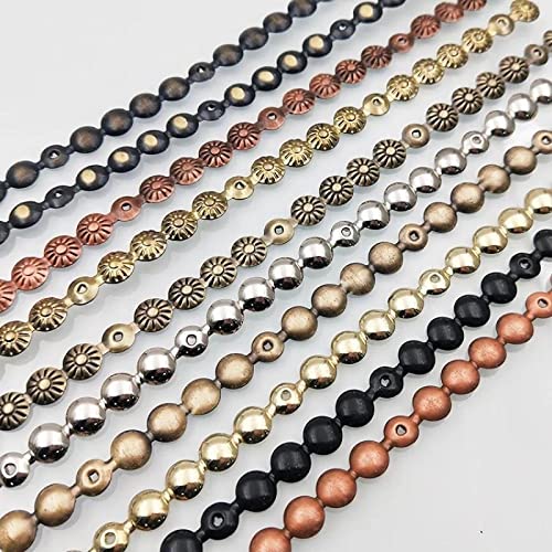 5 Metri/Lotto Tappezzeria Nail Strips 11mm Ottone