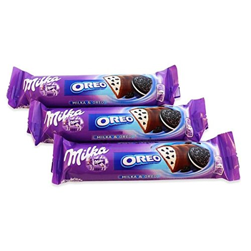 Milka & Oreo Chocolate Bar Pack of 5 x 41 grams Snack Size Milka & Oreo Chocolate Bar Pack of 5 x 41 grams Snack Size