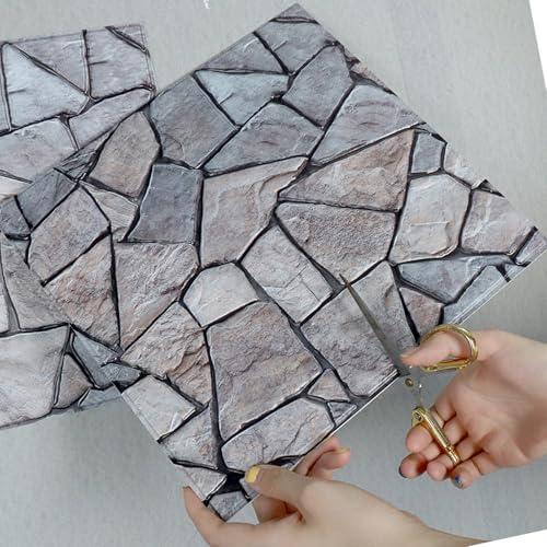szgwtk 3D Wandpaneele Selbstklebend10Stück 30 x 30 cm PVC Wandverkleidung aus Kunststoffplatten,3D Wandpaneele für Wohnzimmer,Schlafzimmer,Küche,Geschäftsräume