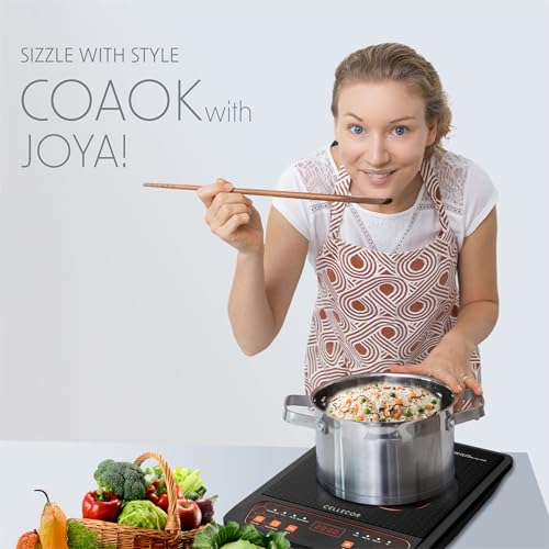 Image of CELLECOR ICT01CE 2000 Watts Induction Cooktop with Auto-Switch Off | 8 Preset Modes | Soft Push Button Control | Overheat Protection | Easy-to-Clean- Surface |1-Year Warranty