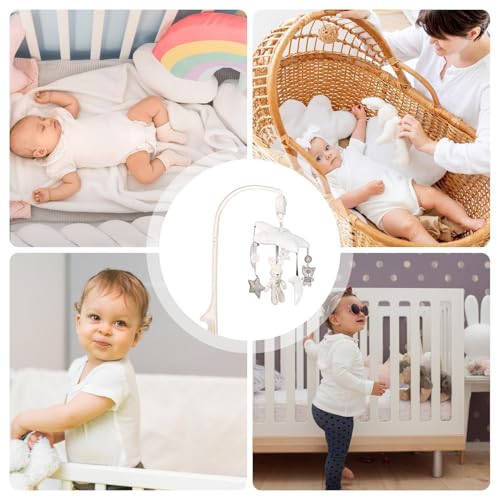 Jouet d'éveil mobile musical lapin, cadeau de naissance idéal - 5