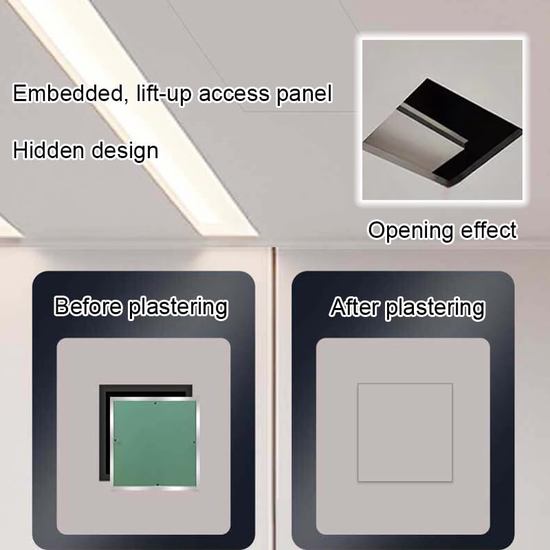 Ctrical Access Panel – Piastra di copertura per montaggio a parete per cartongesso, ideale per casa, garage, cantina e soffitta – Porta di accesso idraulica per una facile manutenzione e riparazione