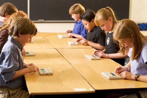 flashmaster handheld computer for mastering all basic math facts 3 month warranty