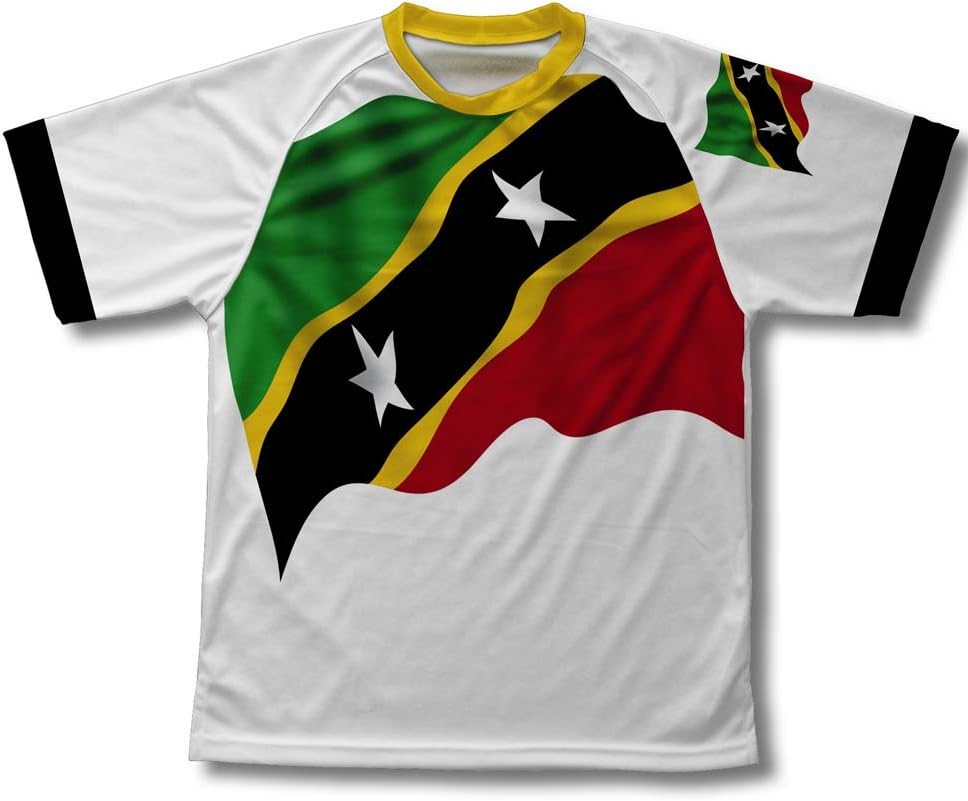 ScudoPro Saint Kitts and Nevis Flag Technical T-Shirt for Men and Women