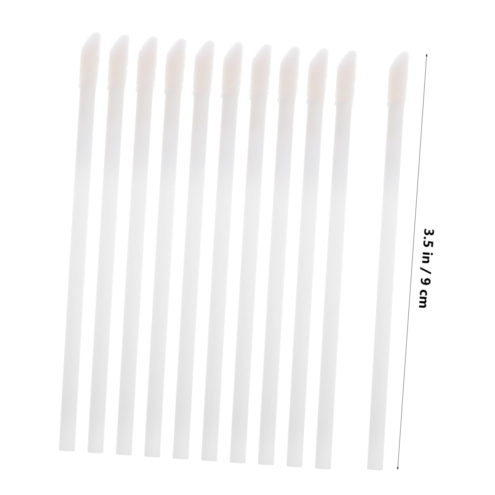 FRCOLOR 50pcs Disposable Lip Brushes Lipstick Applicator Wands Lip Gloss Brush for Home Travel Makeup Lipstick Gloss Wands Applicator