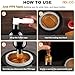 NEX&CO Bottle Sealing Wax Blocks - Resilient and Versatile Bottling Wax for Wine, Beer, and Liquor Sealing - 4 Nuggets 0.5lb with Teflon Tape - for 40-80 Bottles -RED Color