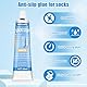 WEILAOK Sock Stop Anti Rutsch, Sock Stop, Sockenstopper Flüssig, Sock Stop Creme, Socken Stopp Anti Rutsch Set, Weiß, 50ml