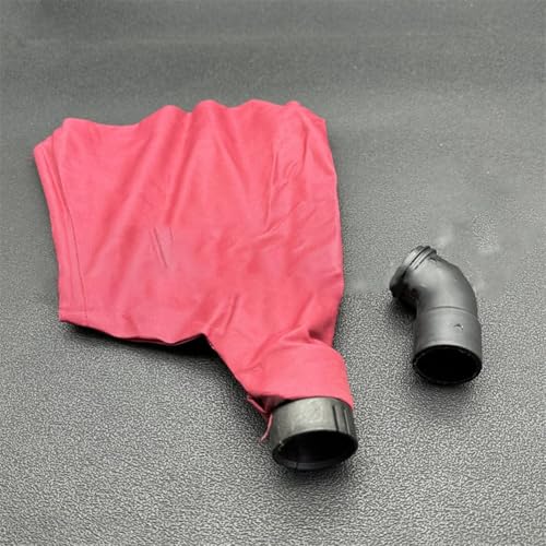 Housse de protection anti-poussière pour ponceuse à bande modèle 9403/110 - Sac de récupération de poussière de rechange avec connecteur en plastique, noir (A)