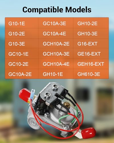 Image of 92089 Water Heater Valve Kit Compatible with Atwood 10 Gal Water Heaters Fit for Rogers Solenoid RV Parts, Replacement GCH10A-2E GCH10A-3E GCH10A-4E 93844 93870 93869 93844 93321 92078