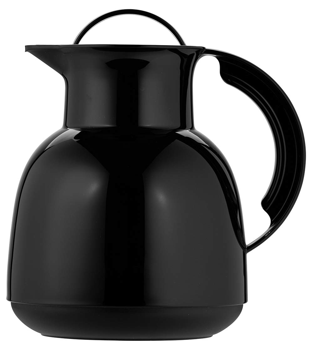 HeliosRenature Vacuum Jug Black 1 Litre, 30 x 30 x 21.5 cm