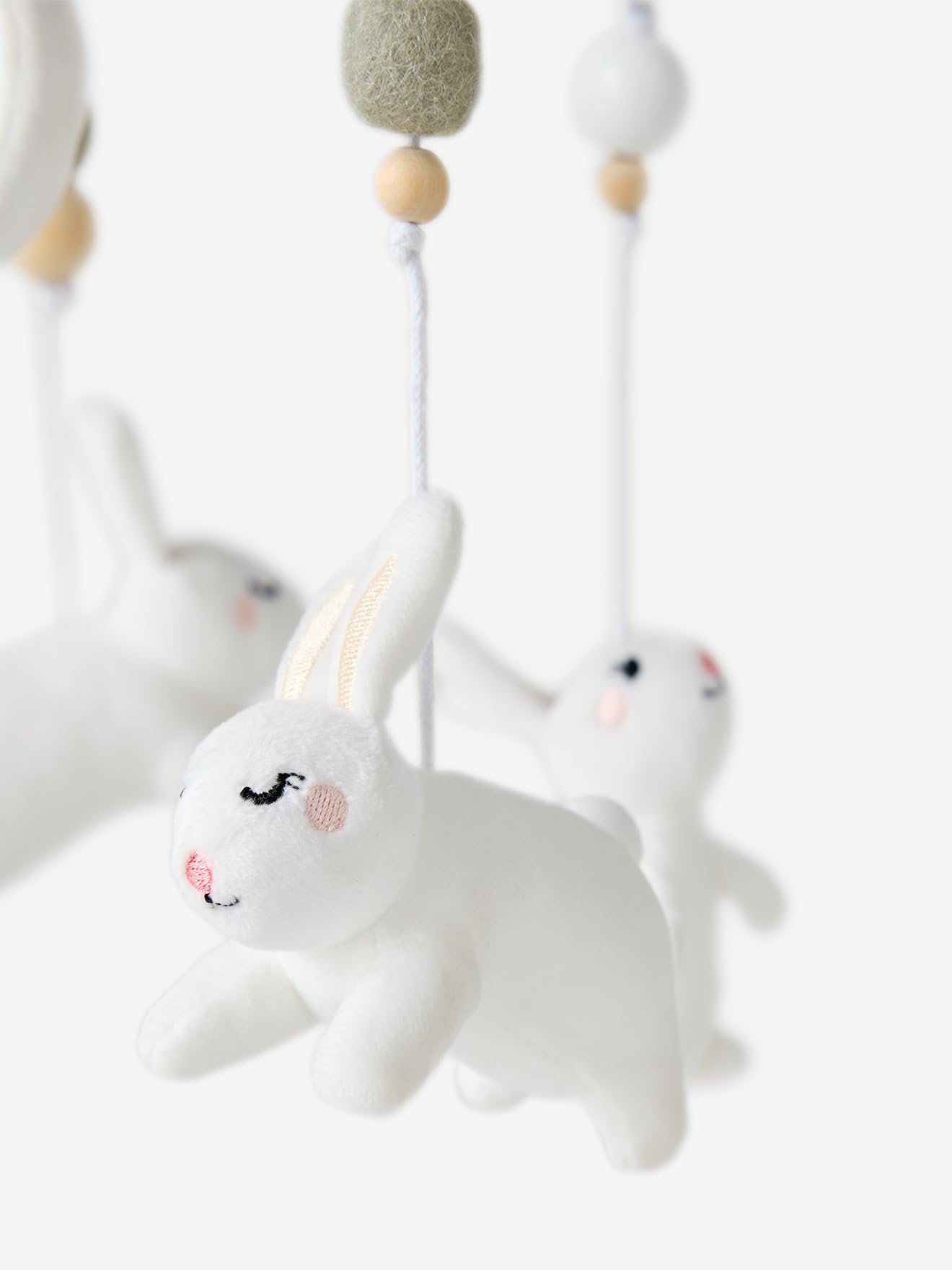 VERTBAUDET Mobile mit Musik, Hase, Baby, Holz, TU