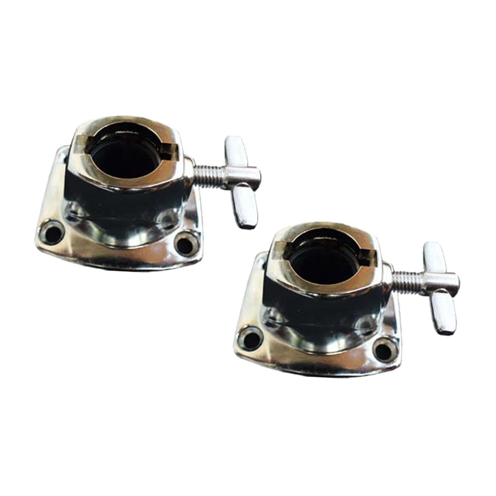Baoblaze 2Pcs Tom Becken Halter Klemme Trommel Tom Halterung Halter Klemme Professionelle Trommel Zubehör