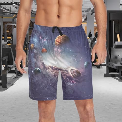 visesunny Men's Pajama Shorts Sleep Pants Summer Active Shorts Athletic Shorts for Men Elastic Shorts S-XXL3