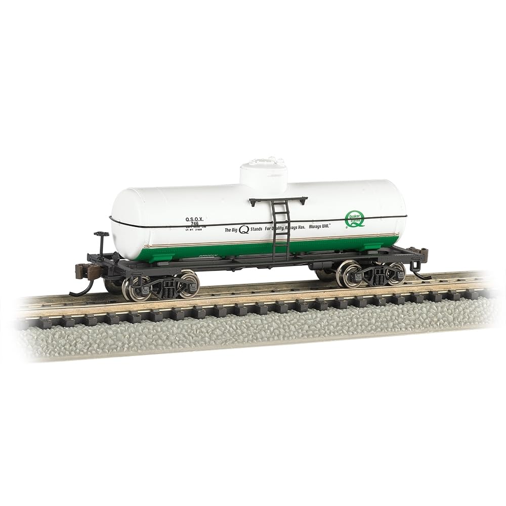 Bachmann Industries Acf 36'-6" 10,000-Gallon Single-Dome Tank Car Quaker State, N Scale