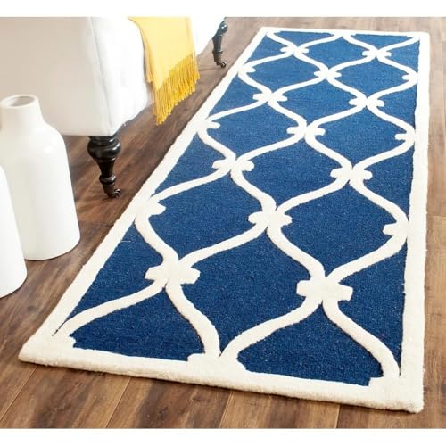Image of Hand Tufted Wool Carpets Anti Shedding Rug Modern Carpets for Living Room Size 5x8 Feet