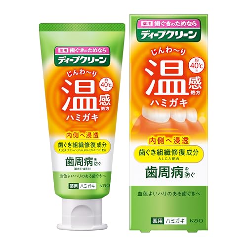 ディープクリーン 薬用温感ハミガキ 85g 歯磨き粉 歯周病 [医薬部外品]のサムネイル