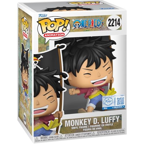 Funko Pop Animation Monkey D. Luffy with Flag One Piece Especial Edition 2214 /FS