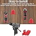 6pcs Tool Holder for Power Tools, Heavy Duty Wall Mount Drill Organizer with Screws ABS Plastic Storage Rack for Garage Workshop Workbench