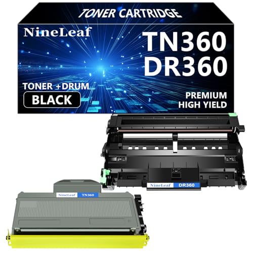 NineLeaf Compatible Replacement for TN360 TN-360 Toner