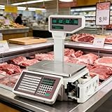 ღ【Double affichage HD】 : Dotée d'un écran LCD haute définition, cette balance affiche clairement les données de pesée. Son affichage double face permet une lecture rapide et instantanée du poids dès que l'objet est placé à plat. Les commerçants et les clients peuvent ainsi consulter le poids en temps réel, ce qui est pratique et évite les litiges.