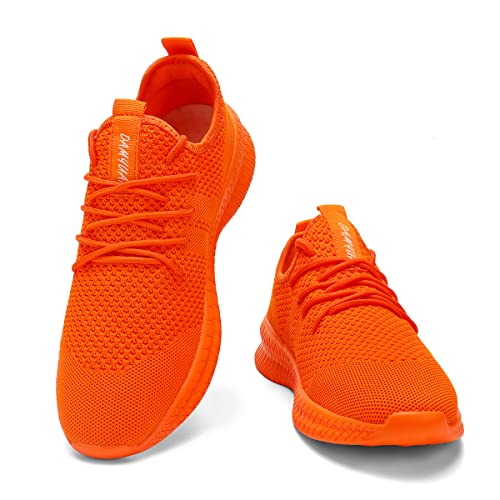 Image of DLWKIPV Mens Slip On Shoes Tennis Walking Gym Athletic Running Fashion Sneakers Workout Footwear Casual Sport Outdoors Breathable Knitted Mesh Lightweight