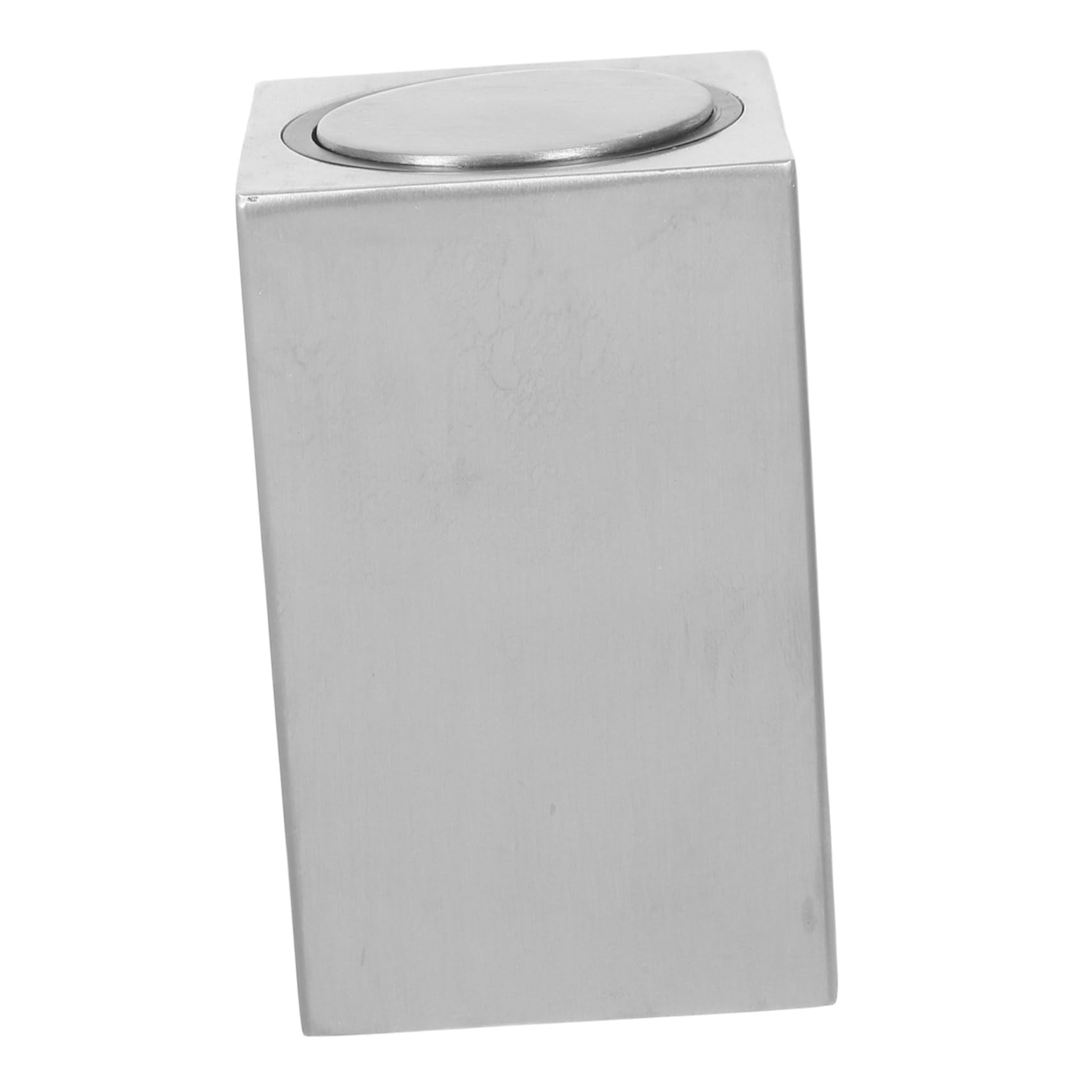 Dispensador de Palillos de Acero Inoxidable 304, Caja Portátil de Almacenamiento Cuadrada, Sistema de Presión Automático, Envase Higiénico para Viajes y Uso en Mesa de Comedor