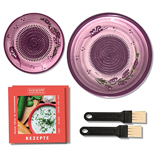 evergrate Geniales Duo: Tellerreibe + Dipschale Motiv Clemencia mit 2...