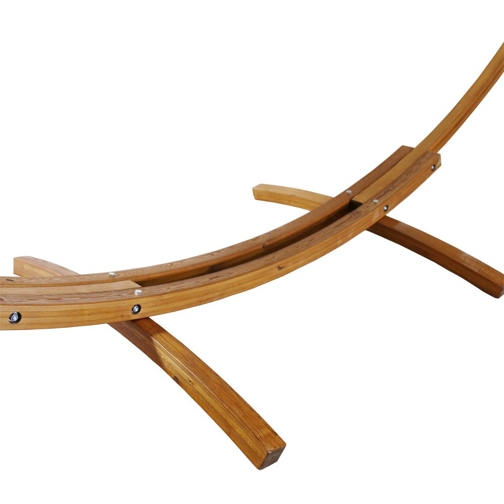 Lospitch Hängematten mit Gestell Holz Hängematte mit Dach Hängemattengestell Hammock bis 180kg 2 Personen Outdoor