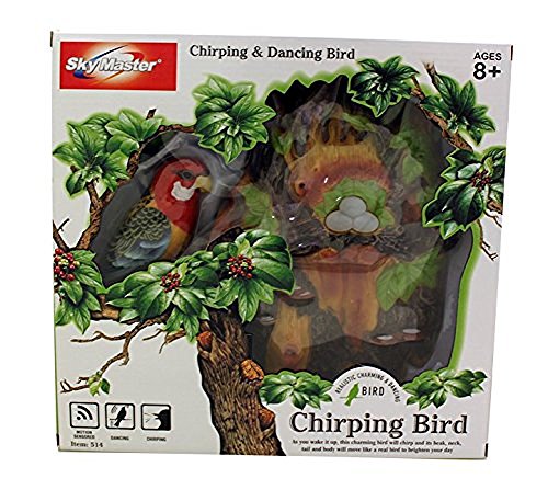 Velocity Toys Chirping & Dancing Bird- Color Vary - Motion Sensor - Thumbnail 4