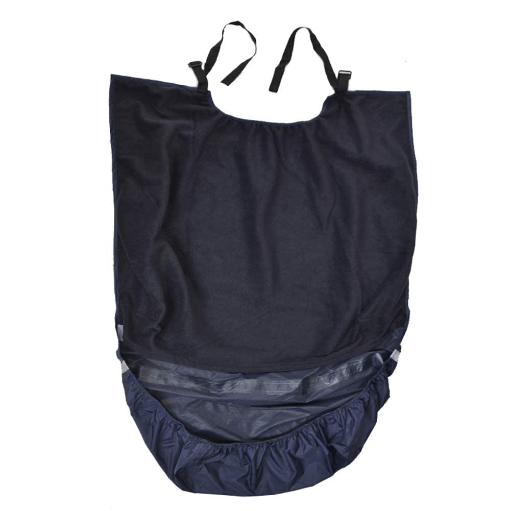 Manta para Silla de Ruedas Manta para Silla de Ruedas para Adultos, Capa de protección Impermeable para Invierno, Funda de poliéster para Personas Mayores, tamaño Universal (Azul)
