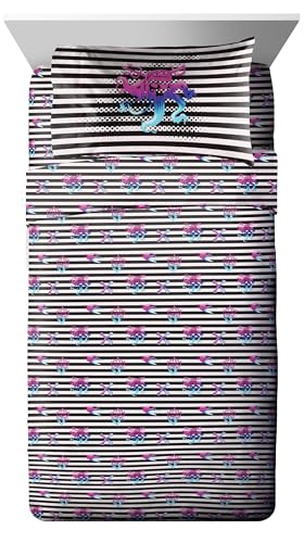 Image of Jay Franco Kids Comforter Set Includes Sheets and Pillow Cover - Soft and Cozy Bed Set for Stylish Room Decor, Multi - Descendants, 5 Piece Twin
