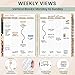 bloom daily planners 2025-2026 Hardcover Academic Year Goal & Vision Planner (July 2025 - July 2026) - Monthly & Weekly Calendar Agenda Organizer - 7.5