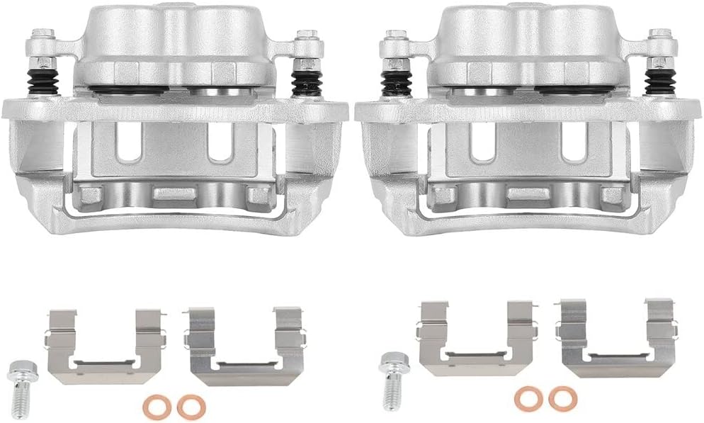 AUTOMUTO Front Left & Right 18B5056 18B5057 Disc Brake Calipers With Bracket For Chevrolet 2007-2009 2012-2015 For Pontiac 2007-2009 For Saturn 2008-2010 For Suzuki 2007-2009
