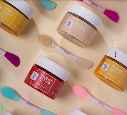 Esfoliante Corporal Sugar Scrub Morango 500g Natural & Vegano - Senhora Pele