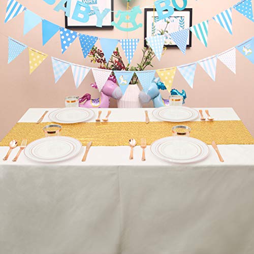 TOROTON Paillettes Runner, 30 x 270 cm Tovaglia