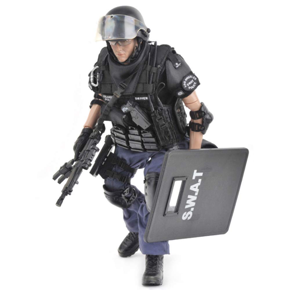 Amazon | 12in SWATアクションフィギュア、1/6スケール特警