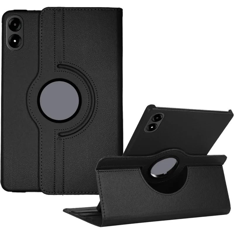 Image of ColorCase 360 Degree Rotater Flip Cover Case for Xiaomi Redmi Pad Pro (12.1) (5G) - (Black)