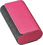 Double Glasses Case Aluminum Hard Shell Red for Men, Women | for Reading Glasses and Sunglasses etc.