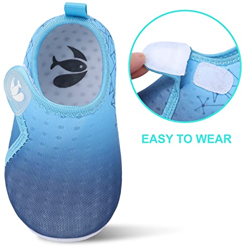 Image of FEETCITY Baby Boys Girls Water Sport Shoes Barefoot Kids Aqua Socks Quick-Dry Beach Swim Pool Shoes