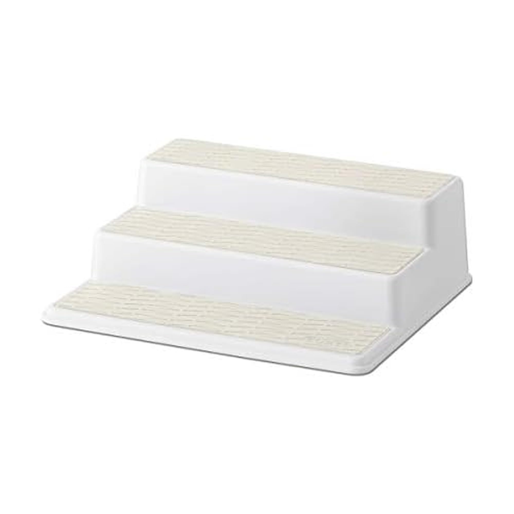 Copco Basics 3-Tier Spice Pantry Kitchen Cabinet Organizer, 10-Inch, Cream