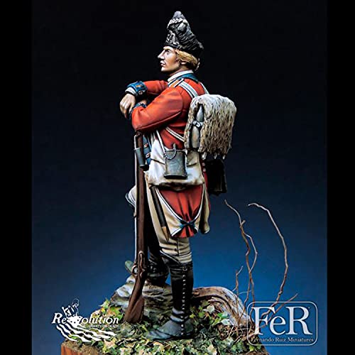 Figura modelo de resina 1/24 Royal Welch Fusiliers miniatura 4