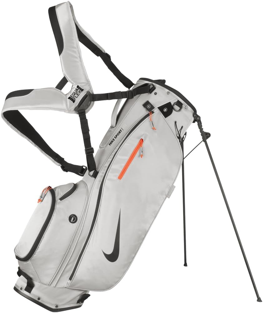 NIKEキャディーバック　NIKEスポーツライト　ゴルフバック　シルバー NIKE ナイキ スポーツライト ゴルフバッグ NIKEキャディーバック NIKE