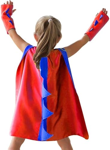 Miniatura 8 de QIAONIUNIU Disfraz de dragón de dinosaurio y guanteletes para Halloween, ropa de vestir para niños pequeños, de 3 a 8 años, color verde