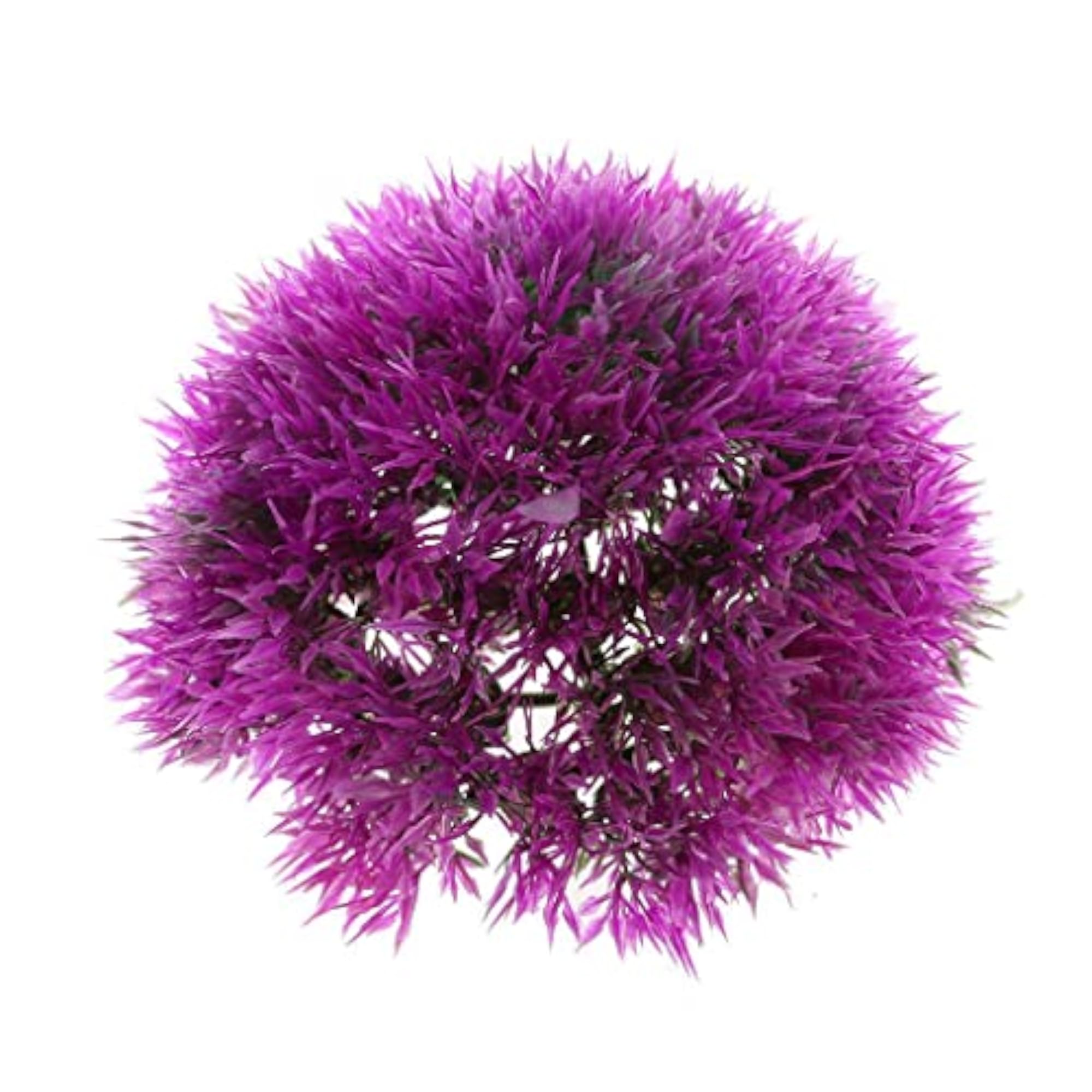 Artificial Topiary Ball Decorative Garden Plant, Purple 17cm