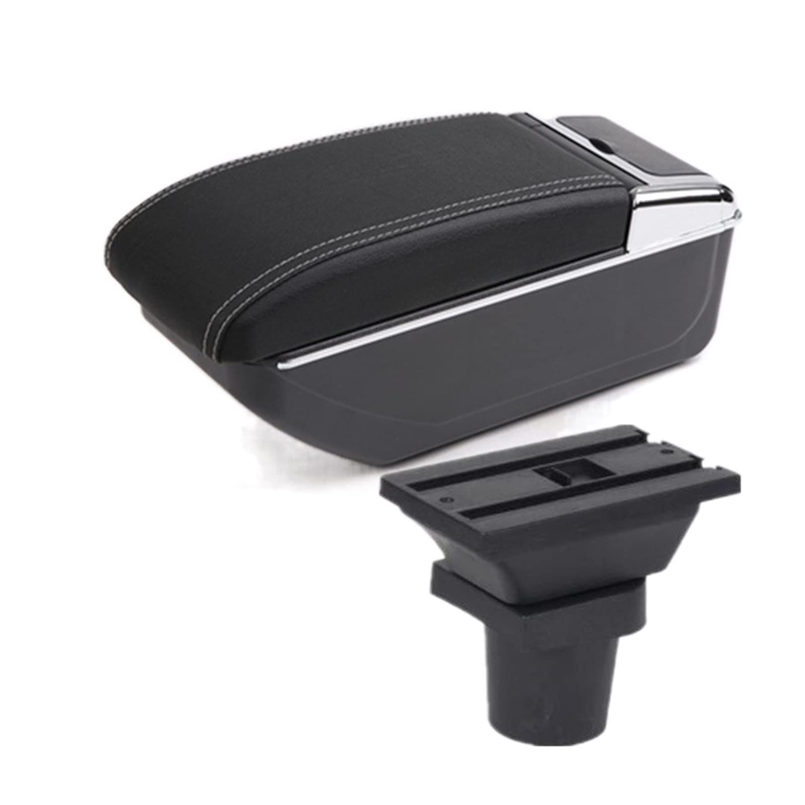 Baiqimv For Toyota For Aqua For Prius C Car Armrest Box Interior Parts Retrofit Car Armrest Center Storage Box With USB