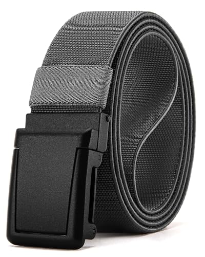Image of CHAOREN Tactical Belt Men - 1.5 inch Stretch Work Belt with Zinc Alloy Buckle | Quick Release, Zinc Alloy Buckle, Heavy Duty, Stretchy Nylon, Military, Hiking, EDC, EMT, EMS