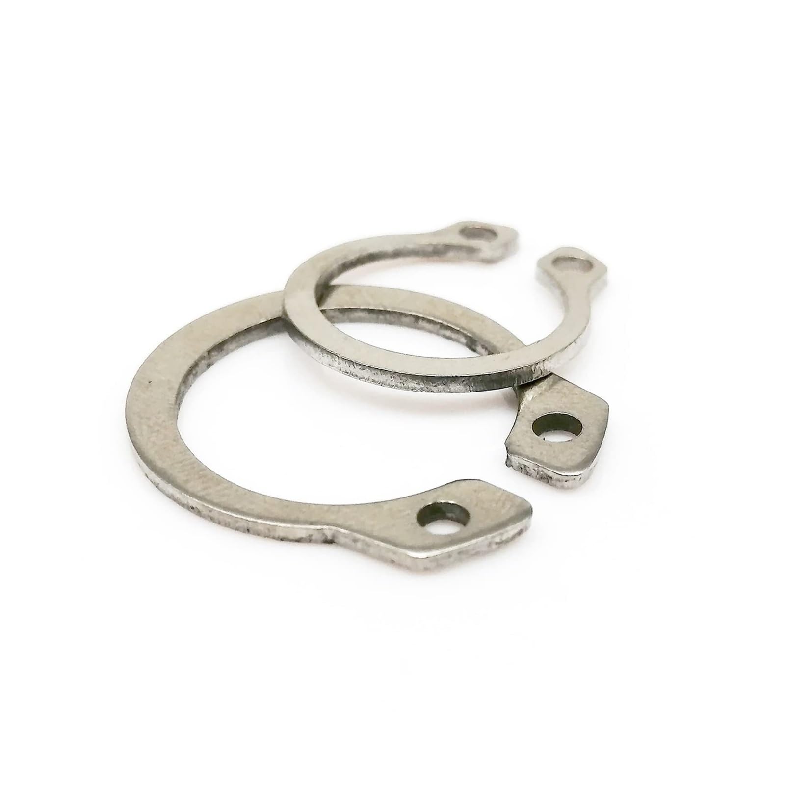 Bearing, 50pcs M3 to M10 304 Stainless Steel Black 65mn Shaft External Circlip Bearing Retaining Clip Snap Ring Wear Resistance