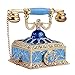 PJHFHU TÉLÉPHONE BOÎTE DE BOILLETE Peinture Cristal À LA Maine DE BIENROIE DE BIENROIE DE Bague DE Bague DE Bague DE Bague DE Bague DE Stockage COLLUBITEUR, Vintage TÉLÉPHONE BIENME DE BOIGNET