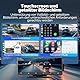 Alpinetech 10,26 Zoll Carplay Display & Android Auto Display, Car Play mit 4K Dashcam 1080P Rückfahrkamera IPS Touchscreen Bluetooth Mirror Link FM AUX Siri Assistant 64G TF